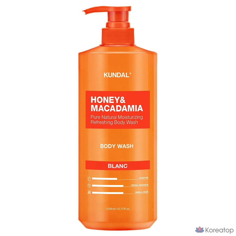 Гель для душа Kundal Pure Body Wash Body Cleanser, аромат Blanc, 1058 мл, 1 шт.