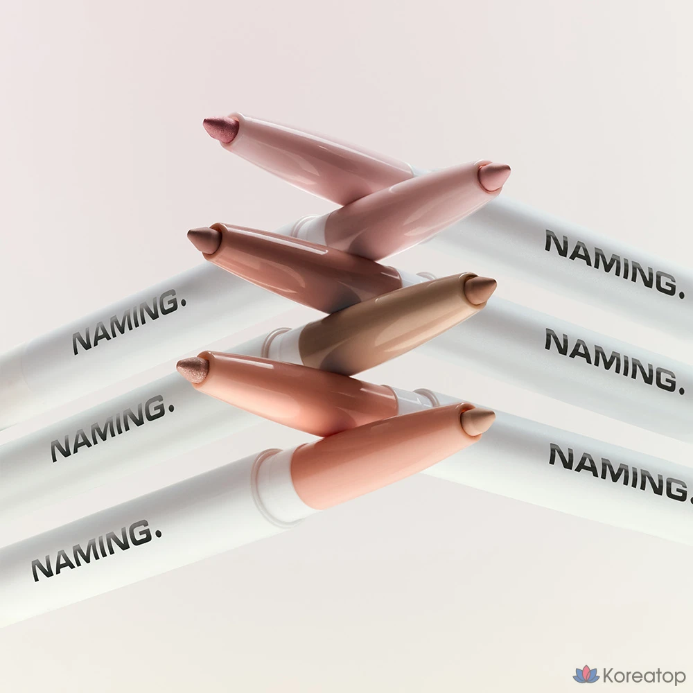 Карандаш для глаз NAMING Perfect Eye Designing Pencil Dual Liner, оттенок Ombre Nudy, 1 шт., фото 3
