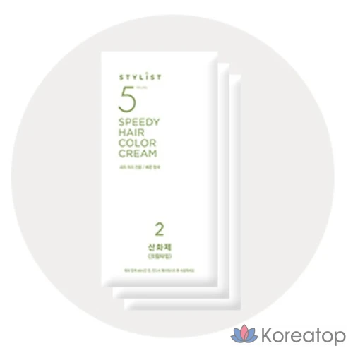 Крем-краска для волос The Face Shop Stylist 5 Minute Speedy Hair Color Cream, оттенок 5S Светло-коричневый, 1 шт.