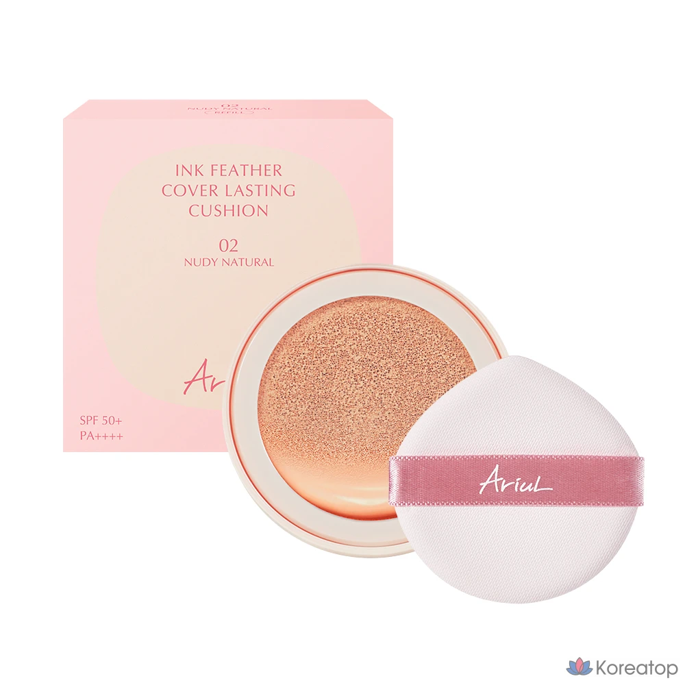 Кушон Ariul Ink Feather Lasting Cushion SPF 50+ PA++++ Refill, оттенок 21, 15 г, 1 шт.