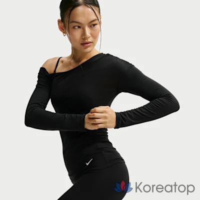 Лонгслив женский Nike One Relaxed Dri-FIT Long-Sleeve Top, фото 3