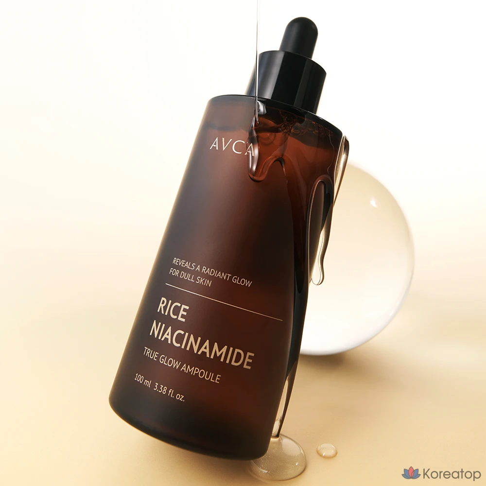Ампульная сыворотка AVCA True Glow Rice & Niacinamide Ampoule, 100 мл, 1 шт.
