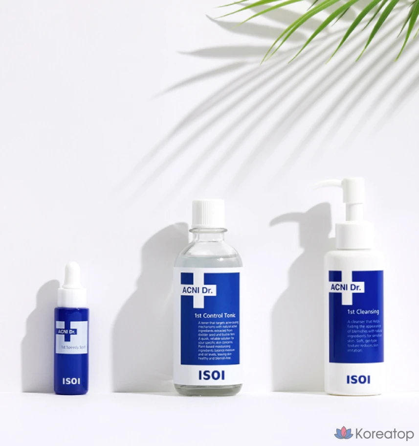 Набор для ухода Isoi Acne Doctor 1st Emergency Spot + 6-piece Trial Kit, 1 шт.