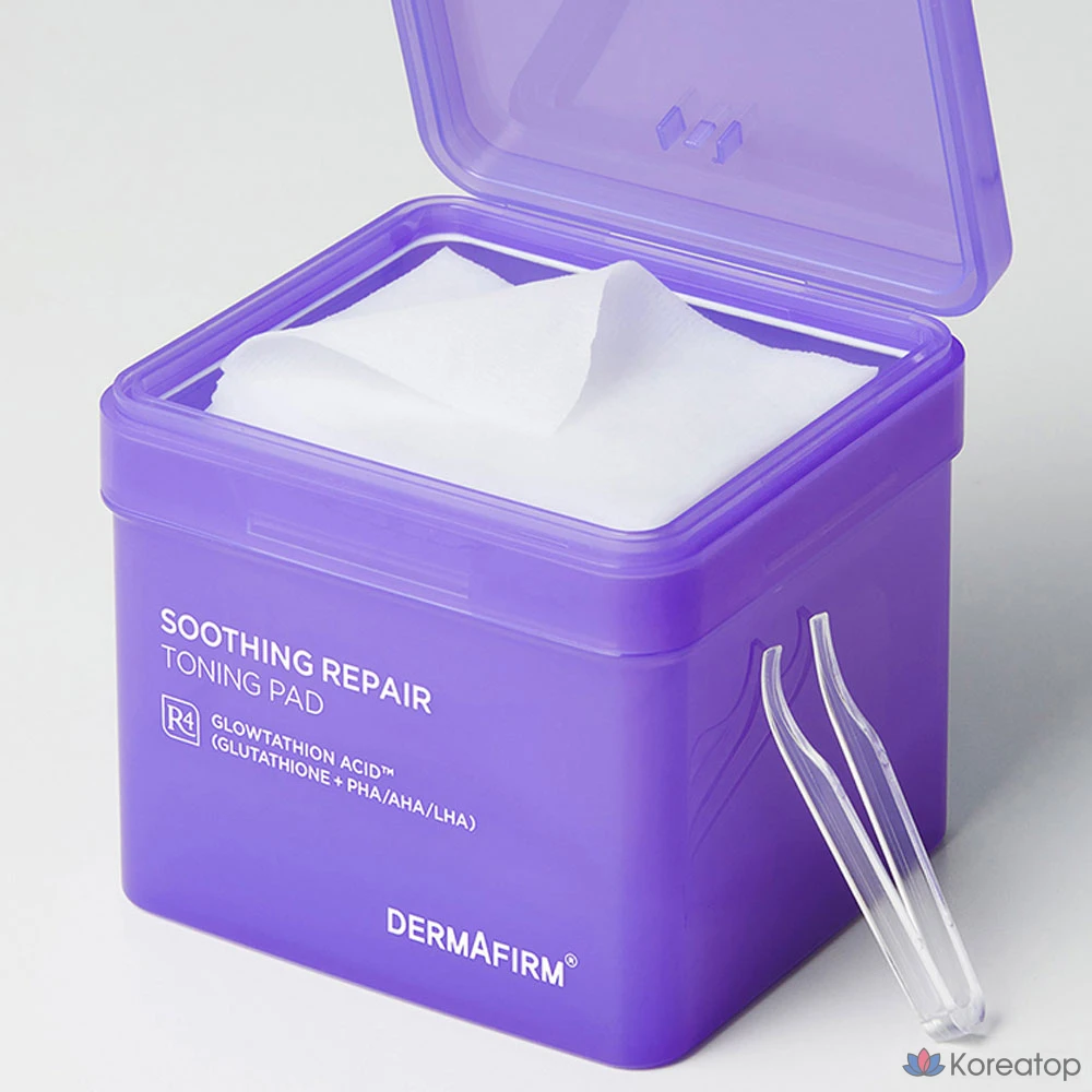 Тонер-пэды Dermafirm Soothing Repair Toning Pad R4, 180 мл, 70 шт.