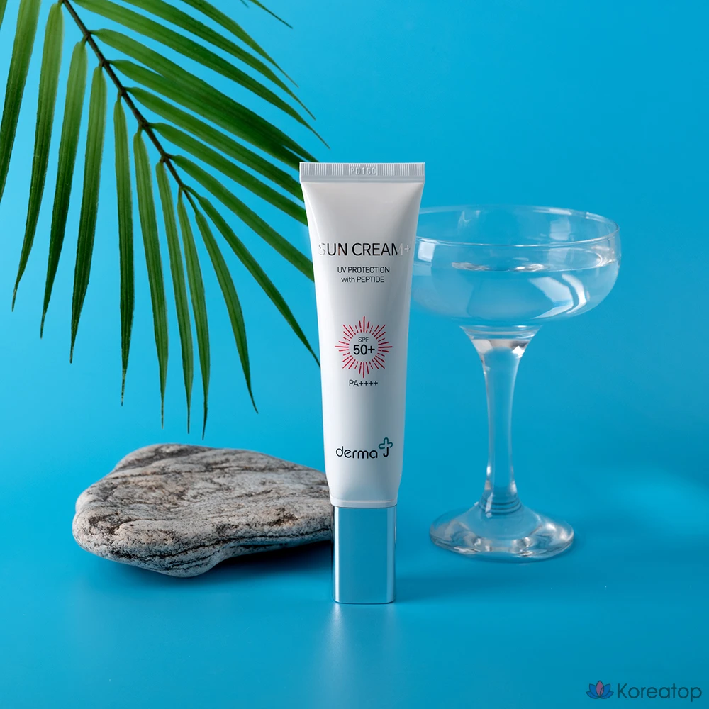 Солнцезащитный крем Derma J Peptastin Sun Cream Plus SPF50+ PA++++, 50 мл, 1 шт.
