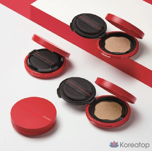 Кушон Shiseido Synchro Skin Glow Cushion Compact Case + Refill, оттенок Neutral 1, 13 г, 1 шт.