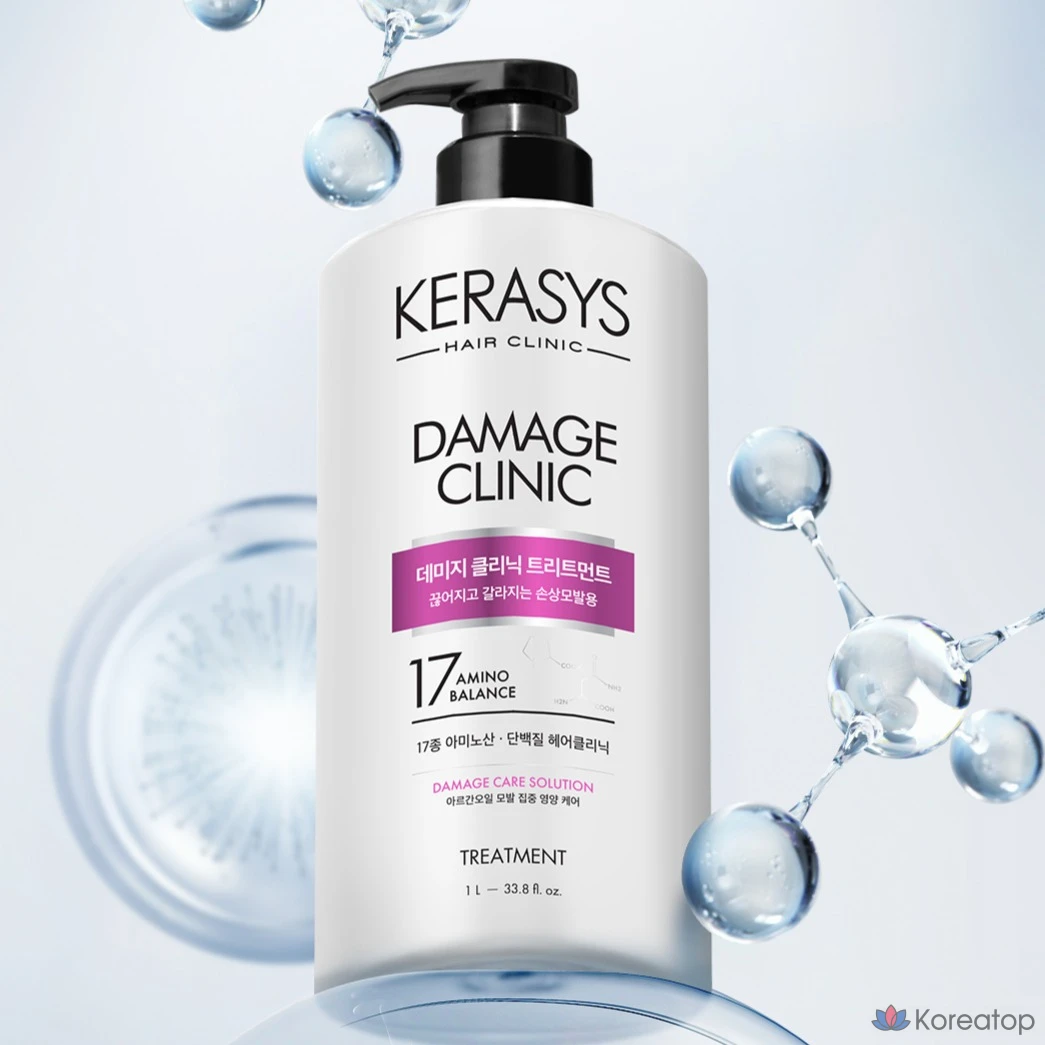 Кондиционер для волос KeraSys Damage Clinic Protein Treatment, 1 л, 1 шт.