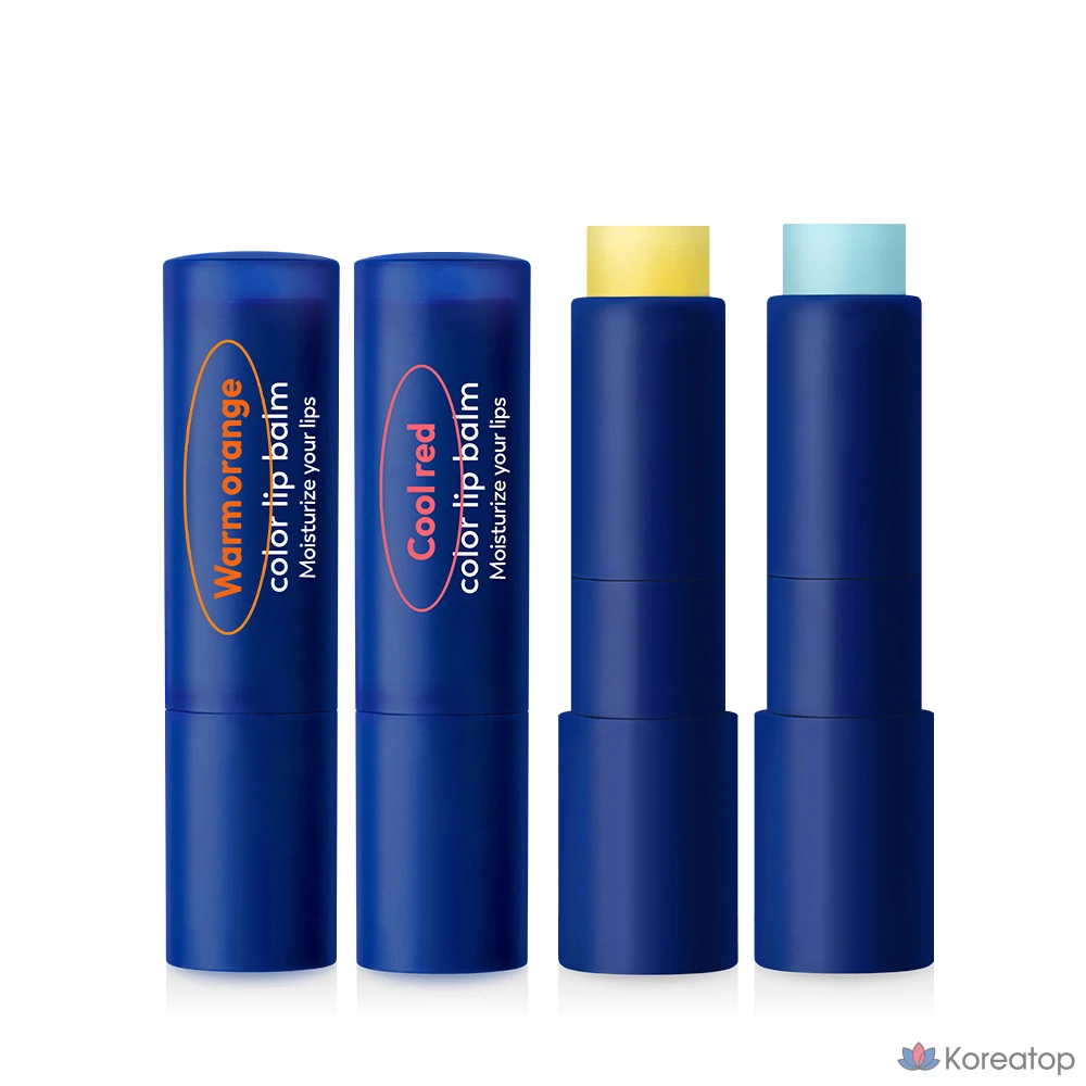 Бальзам для губ DASHU Men's Color Change Lip Balm, оттенок Warm Orange, 4 г, 1 шт.