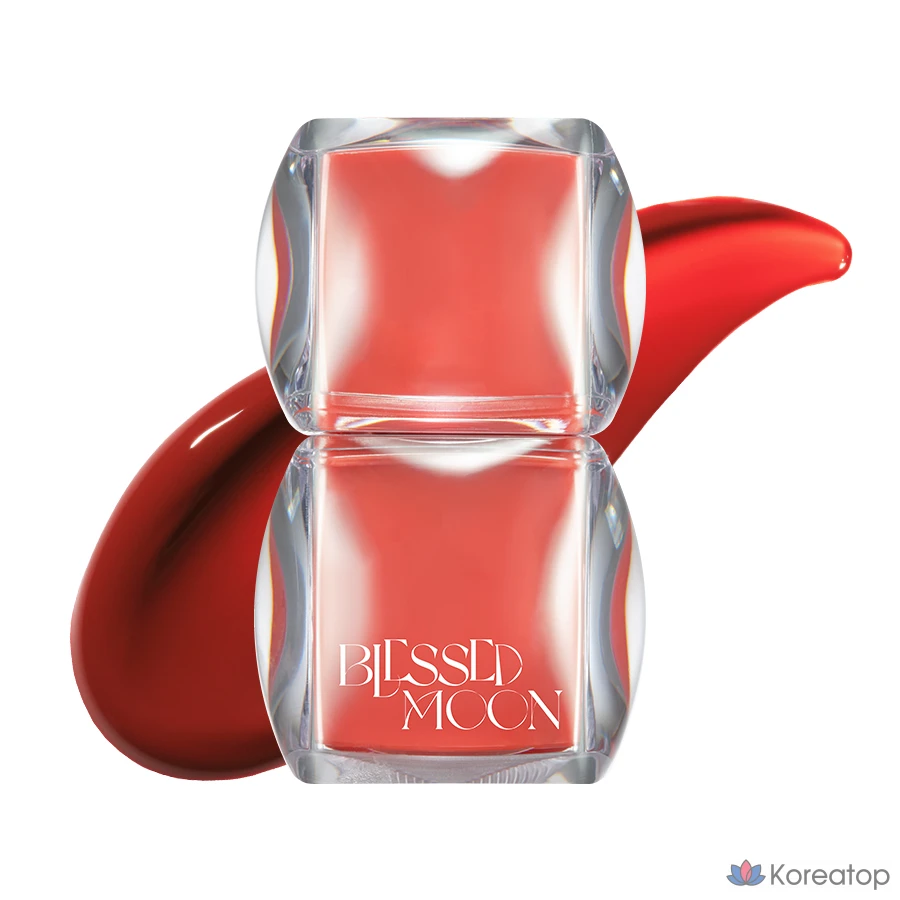 Тинт для губ BLESSED MOON Veil Glow Lip Tint, оттенок 04 Dewy Apple, 3.8 г, 1 шт.