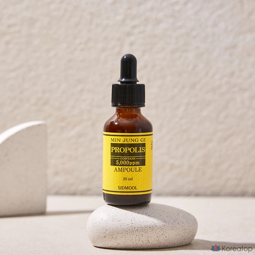 Ампульная сыворотка Sidmool Minjunggi Propolis Ampoule 5000ppm, 30 мл, 1 шт., фото 3