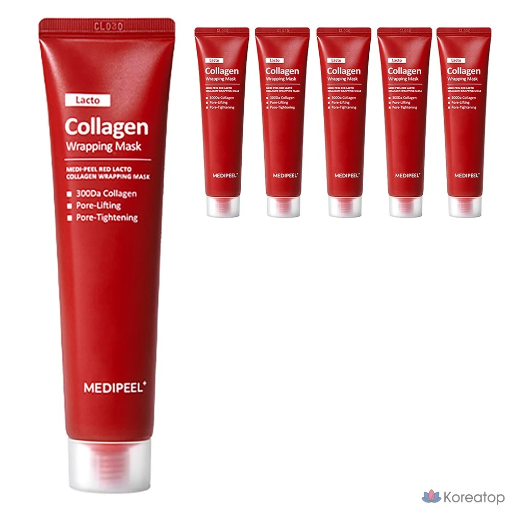 Маска для лица Medi-Peel Red Lacto Collagen Wrapping Mask, 70 мл, 6 шт.