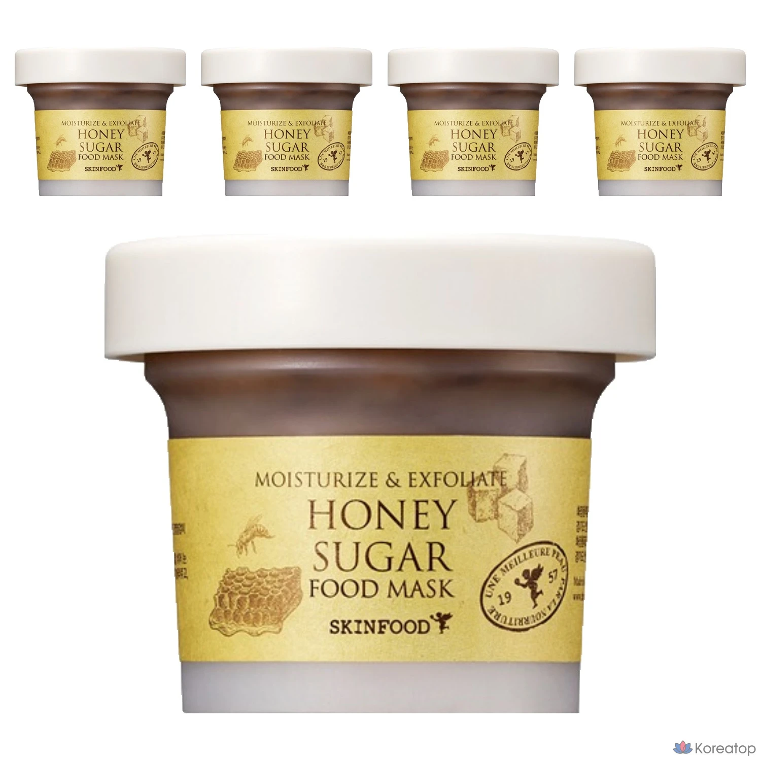 Тканевая маска для лица Skinfood Honey Sugar Food Mask, 120 г, 5 шт.