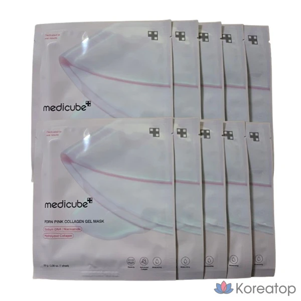 Тканевая маска для лица Medicube PDRN Pink Collagen Gel Mask, 10 шт.