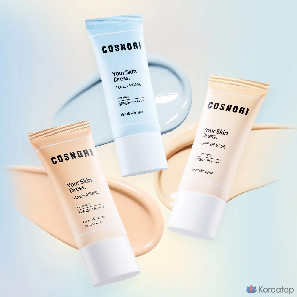 Тонер Cosnori Your Skin Dress Tone Up Base, оттенок Porcelain, 35 мл, 1 шт.