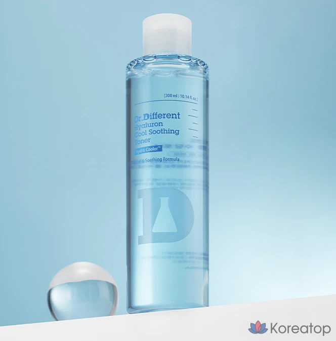 Тонер Dr. Different Hyaluron Cool Soothing Toner, 300 мл, 1 шт.