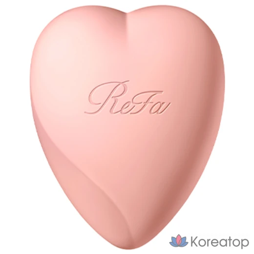 Расческа для волос ReFa Heart Brush for Scalp, оттенок Matte Rose, 1 шт.