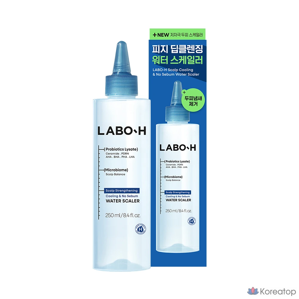 Шампунь для кожи головы LABO-H Scalp Strengthening Clinic Cooling &amp; Nosebum Water Scaler, 250 мл, 1 шт.