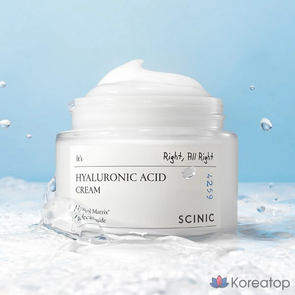Крем Scinic Hyaluronic Acid Cream, 80 мл, 1 шт.