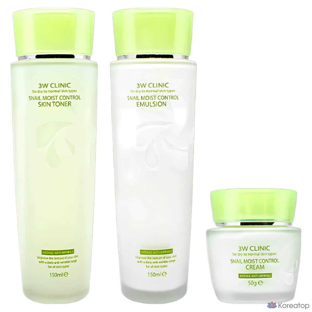 Набор для ухода 3W Clinic Snail Moist Control 3-piece Set, 1 шт.