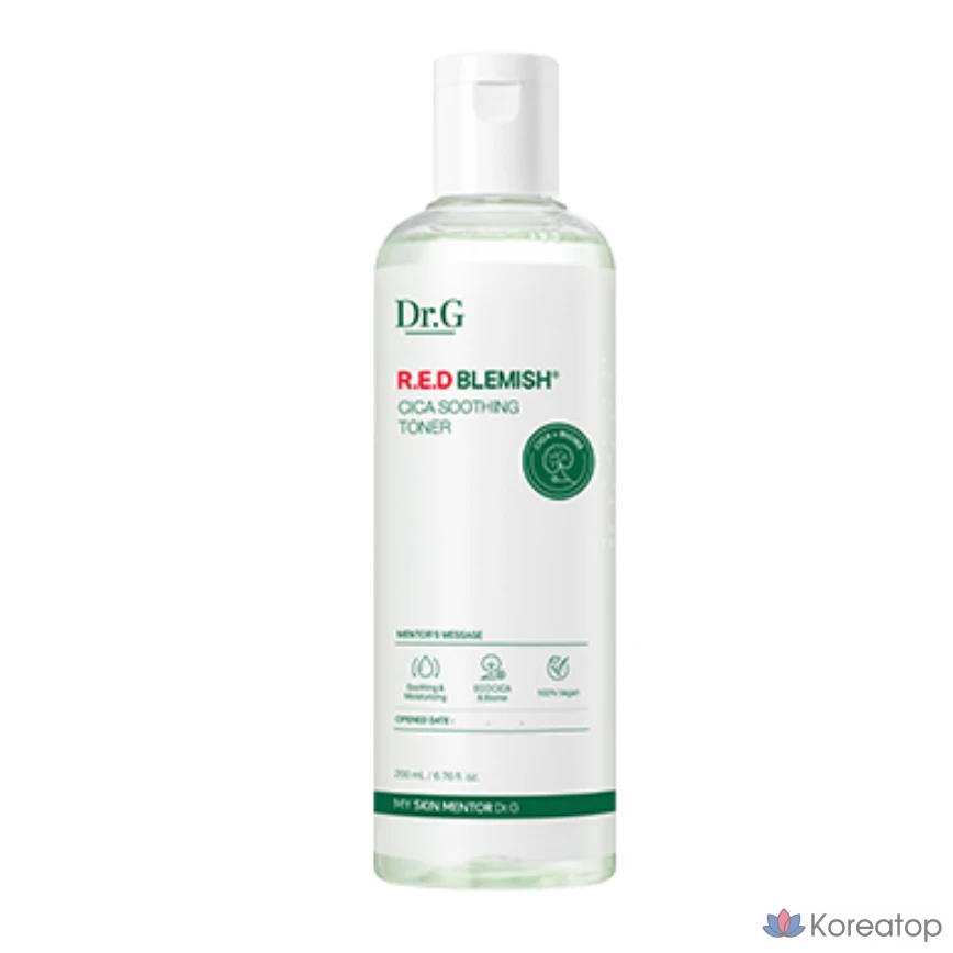 Набор для ухода Dr. G Red Blemish Cica Toner + Lotion 2-piece Set, 200 мл + 150 мл, 1 шт.