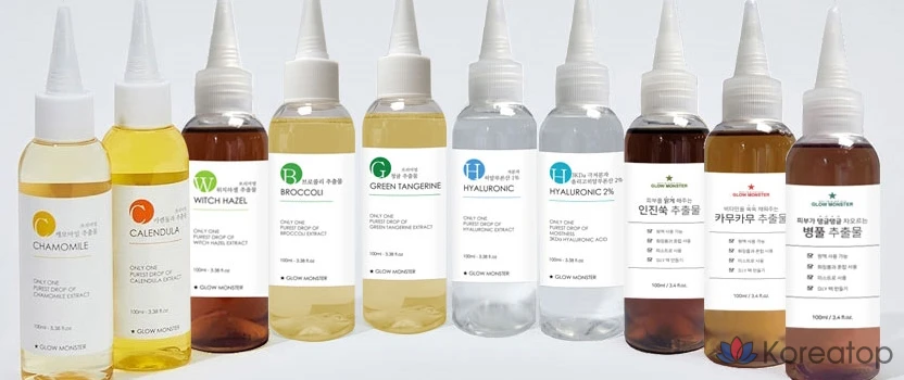 Набор для ухода Glow Monster Premium Witch Hazel Extract 100ml + 3Kda Oligo Hyaluronic Acid 2% Essence 100ml, 1 шт., фото 3