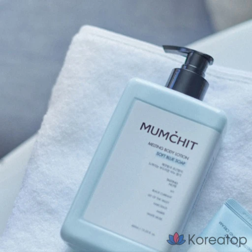 Лосьон для тела MUMCHIT Melting Body Lotion Soft Blue Soap Scent, 400 мл, 1 шт.