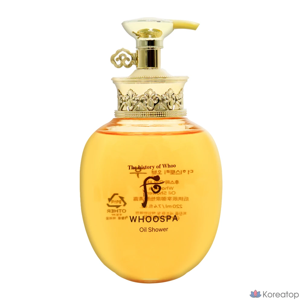 Гидрофильное масло для душа THE HISTORY OF WHOO Whoo Spa Oil Shower Body Cleanser, 220 мл, 1 шт.