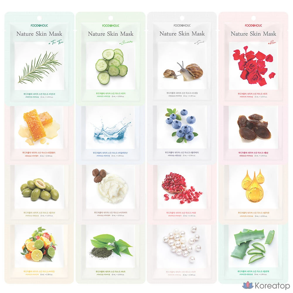 Тканевая маска для лица FoodaHolic Nature Skin Mask Pack Royal Jelly, 40 шт., фото 3