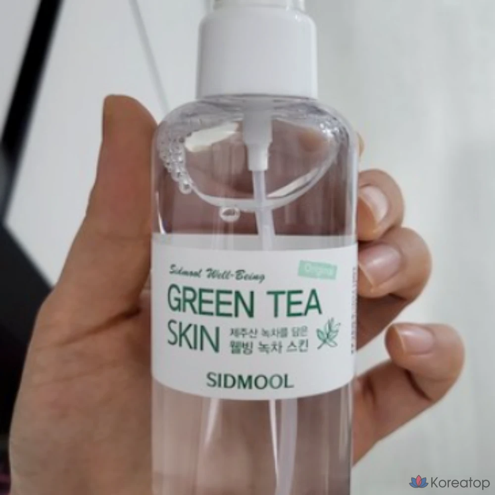 Тонер Sidmool Original Wellbeing Green Tea Skin Pore Elasticity, 500 мл, 1 шт., фото 3