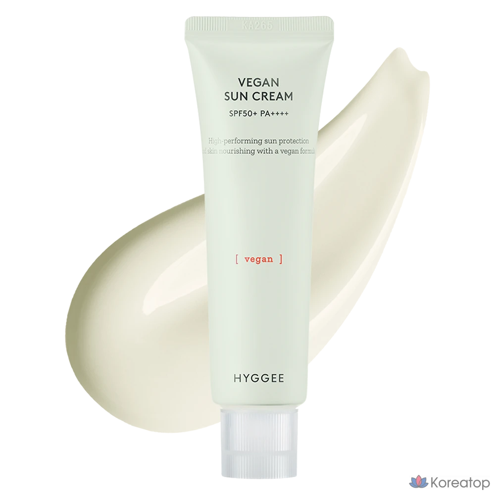 Солнцезащитный крем HYGGEE Vegan Sun Cream SPF50+ PA++++, 50 мл, 1 шт.