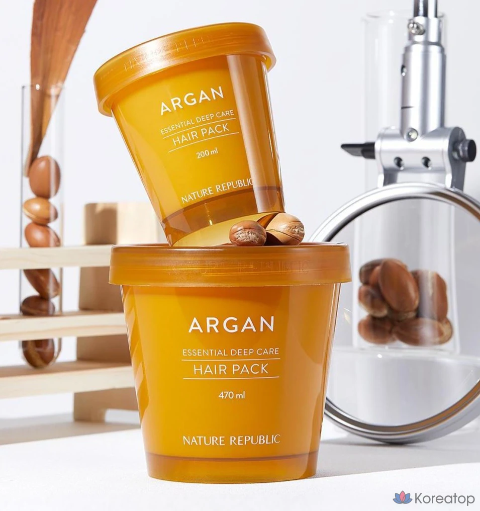 Маска для волос Nature Republic Argan Essential Deep Care Hair Pack, 200 мл, 1 шт.