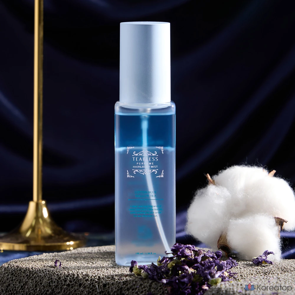 Парфюмированный спрей для волос и тела TEABLESS Perfume Hair &amp; Body Mist Blue Mellow Tea Cotton, 100 мл, 1 шт.