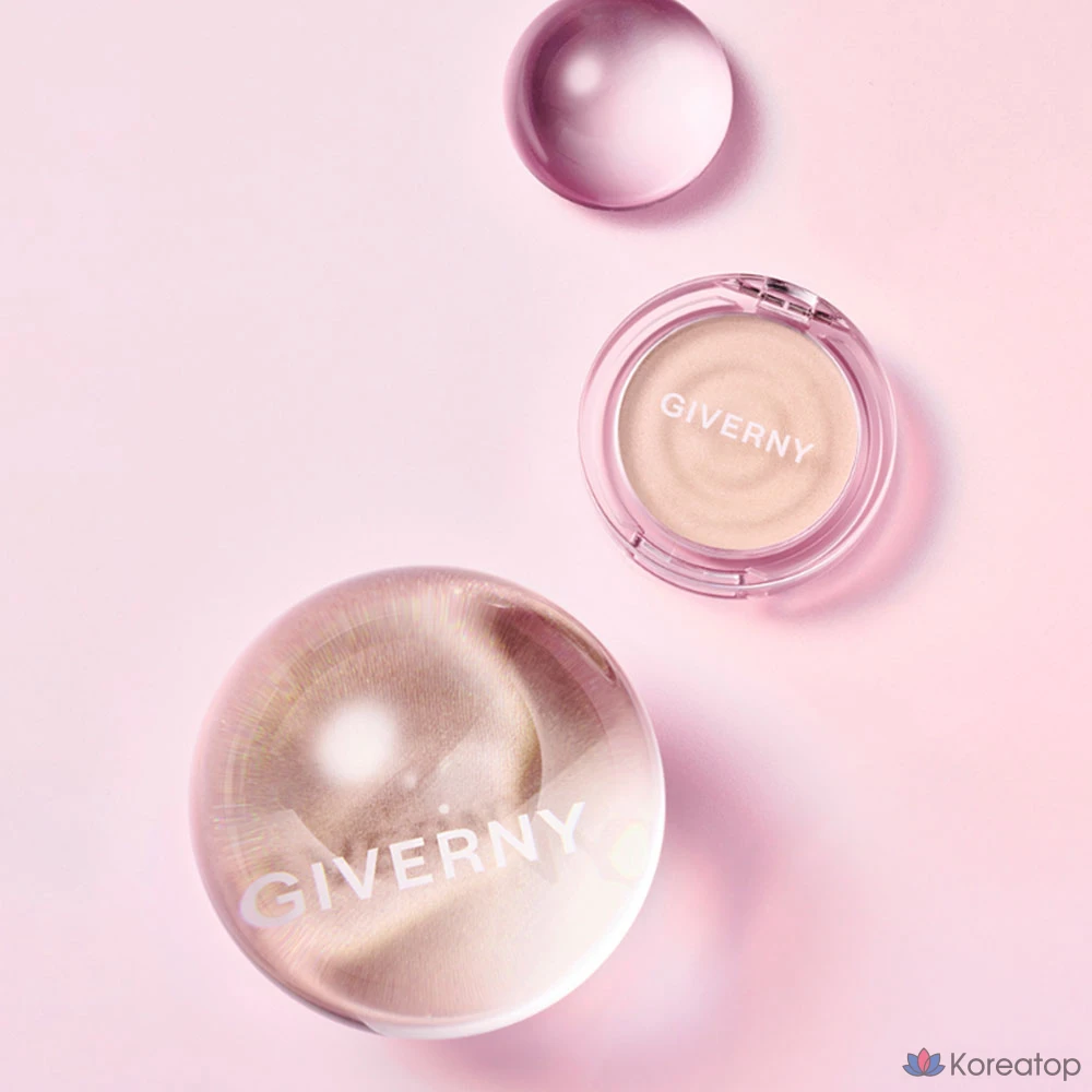 Хайлайтер Giverny Dewy Voluming Highlighter, оттенок 01 Ceramic Champagne, 3 г, 1 шт.