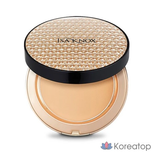 Компактная пудра Isa Knox Cover Supreme Rich Essence Two-Way Pact, оттенок 23 Natural Beige, 10 г, 1 шт.