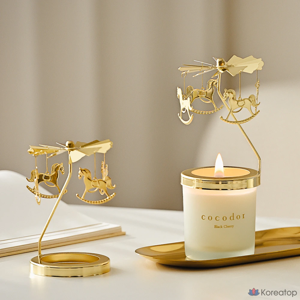 Подсвечник Cocodor Carousel Candle Holder, золотой