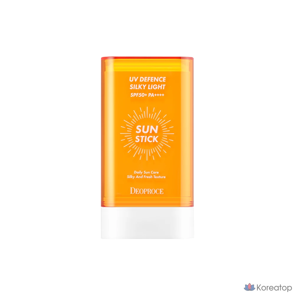 Солнцезащитный стик Deoproce UV Defense Silky Light Sun Stick SPF50+ PA++++, 19 г, 1 шт.