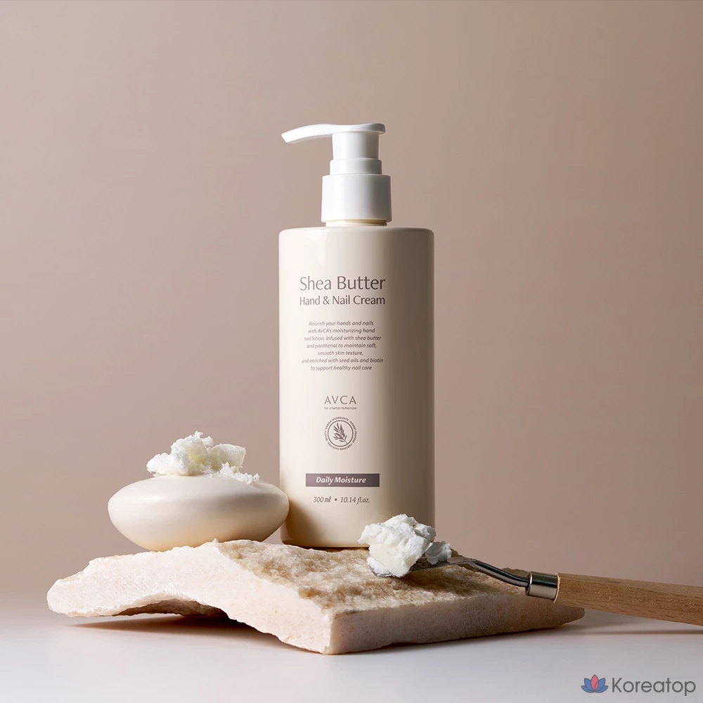 Крем для рук и ногтей AVCA Shea Butter Daily Moisture, 300 мл, 1 шт.