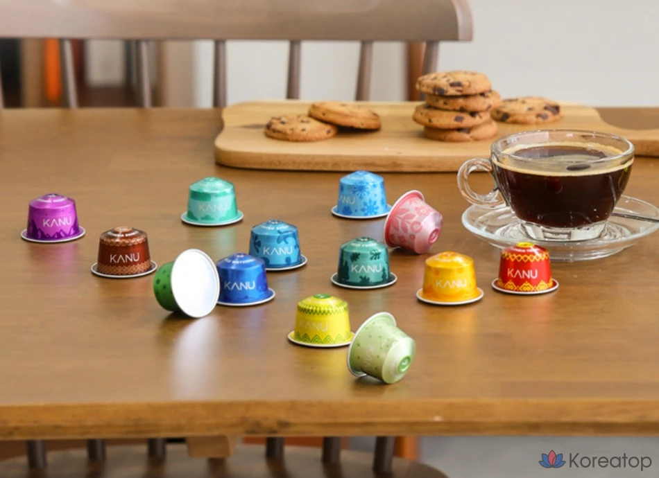 Капсульный кофе Kanu Barista Machine Variety Pack, 9.5 г, 40 шт.