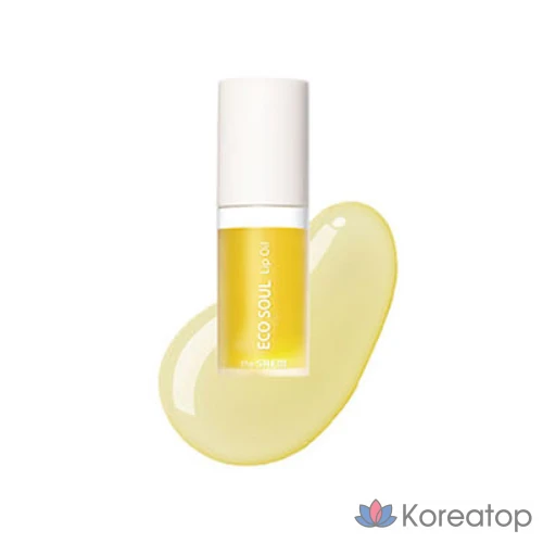 Бальзам для губ The Saem Eco Soul Lip Oil, оттенок Honey Honey, 6 мл, 1 шт.