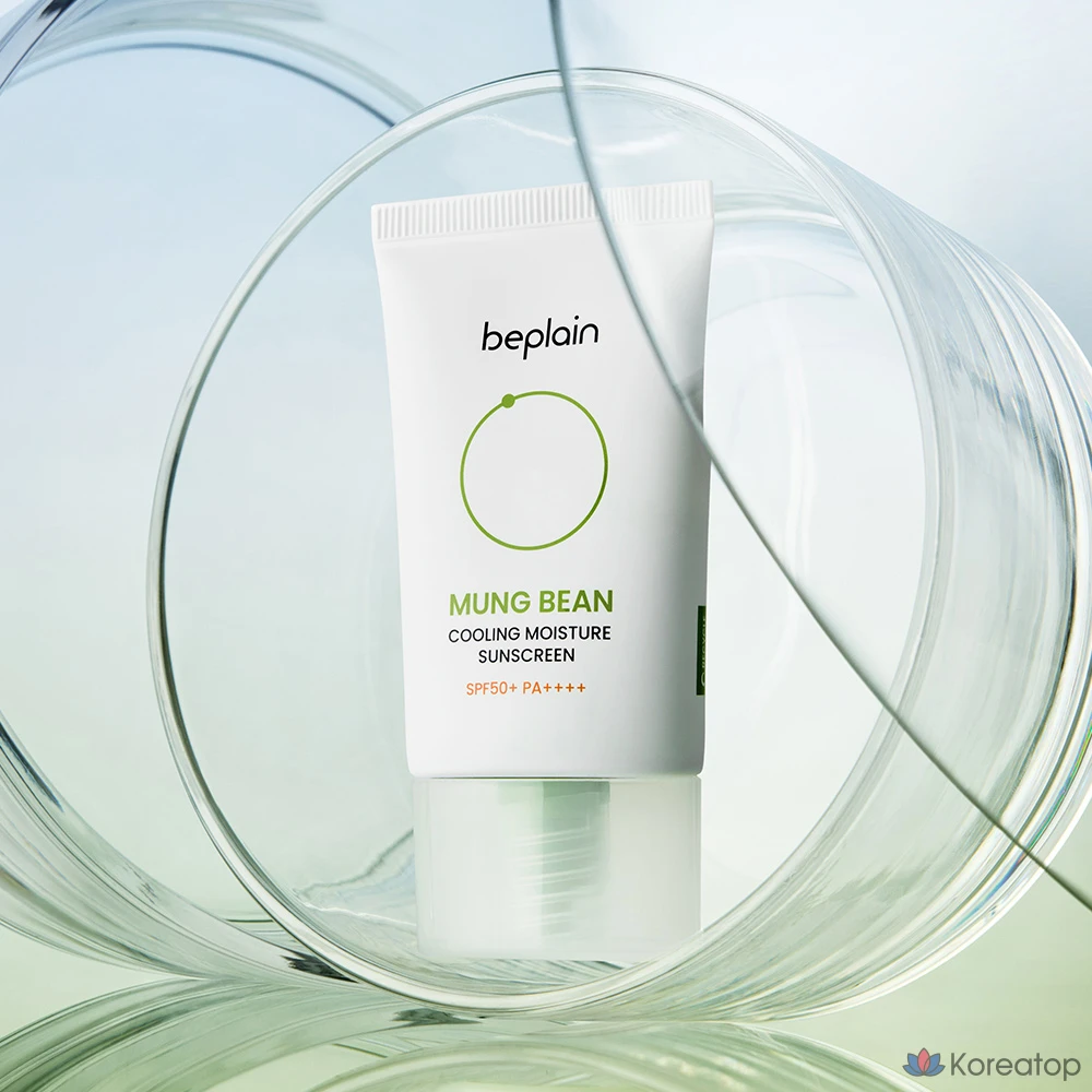 Солнцезащитный крем Beplain Mung Bean Cooling Moisture Sun Cream SPF50+ PA++++, 75 мл, 1 шт.