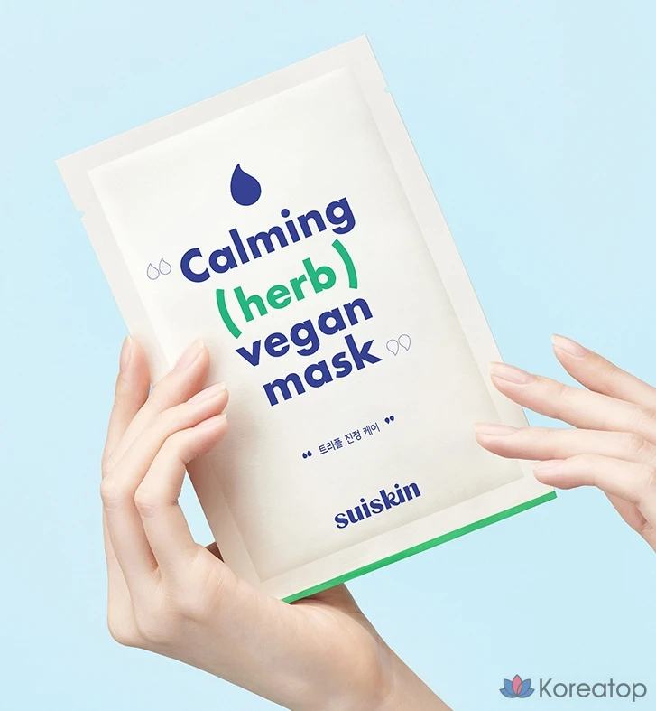Тканевая маска для лица Suiskin Soothing Herb Sheet Mask, 5 шт., фото 2