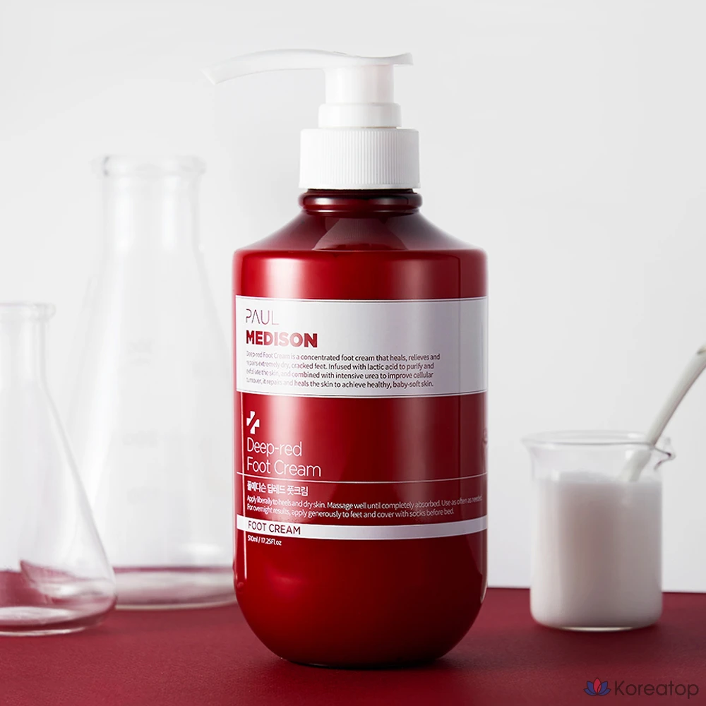 Крем для ног PAUL MEDISON Deep Red Foot Cream, 510 мл, 1 шт.