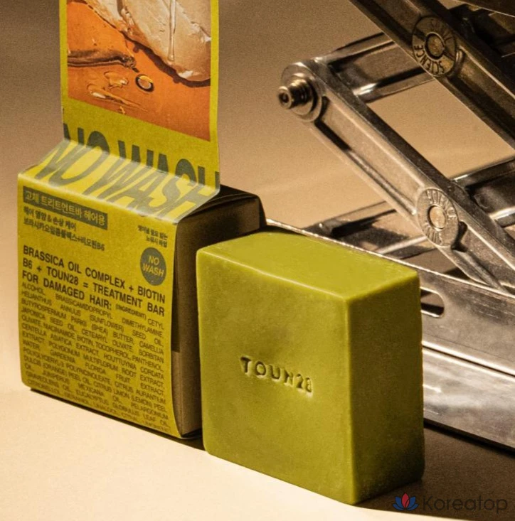 Бальзам-кондиционер TOUN28 Damaged Hair Care Treatment Bar, 80 г, 1 шт.