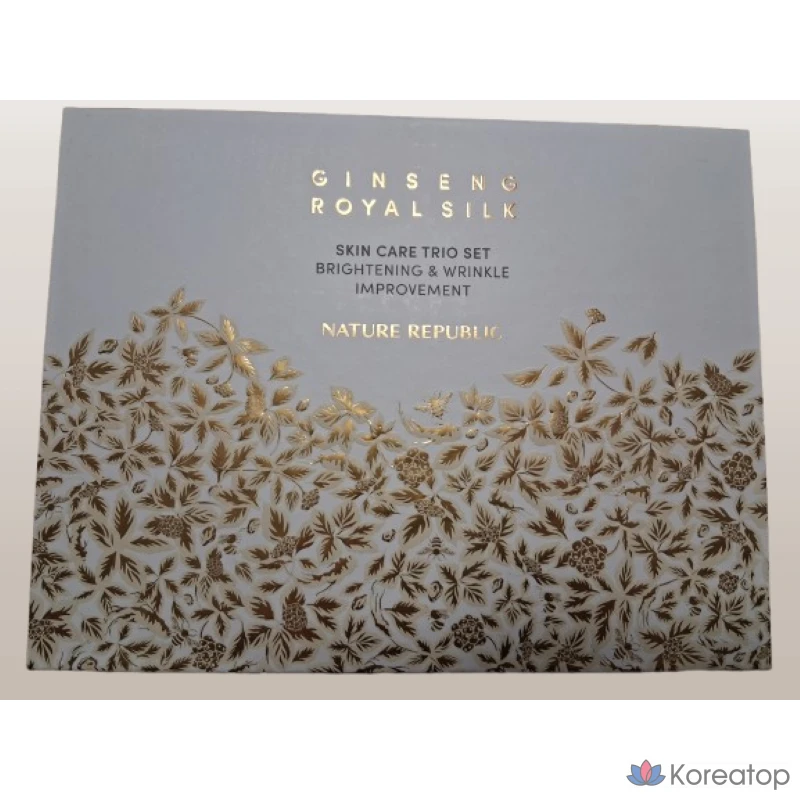 Набор для ухода Nature Republic Ginseng Royal Silk 3-piece Set, 1 шт.