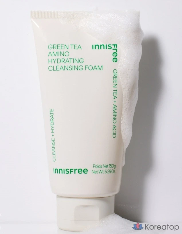 Пенка для умывания Innisfree Green Tea Cleansing Foam, 150 мл, 1 шт.