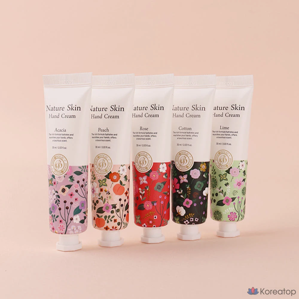 Крем для рук FoodaHolic Four Seasons Hand Cream Flower Scent, Lime, 30 мл, 1 шт., фото 3