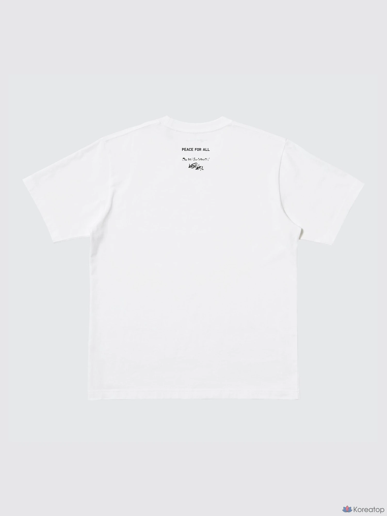 Футболка Uniqlo PEACE FOR ALL Graphic T-Shirt Regular Fit Ichiro Suzuki