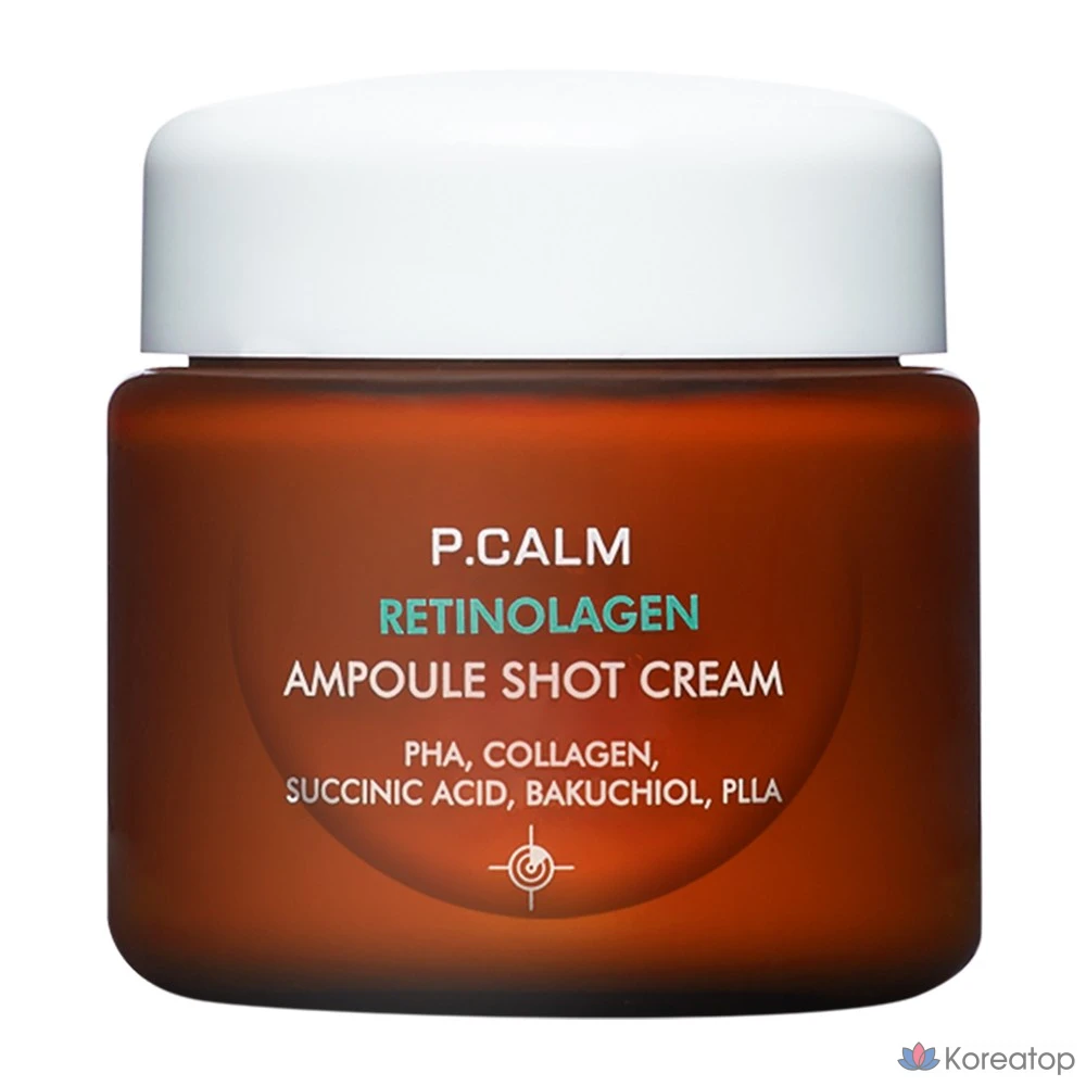 Крем для лица P.CALM Retinolagen Ampoule Shot Pore Cream, 60 мл, 1 шт.