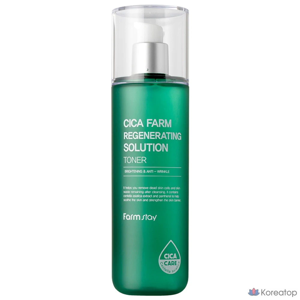 Тонер FarmStay Cica Farm Regenerating Solution Toner, 200 мл, 1 шт.