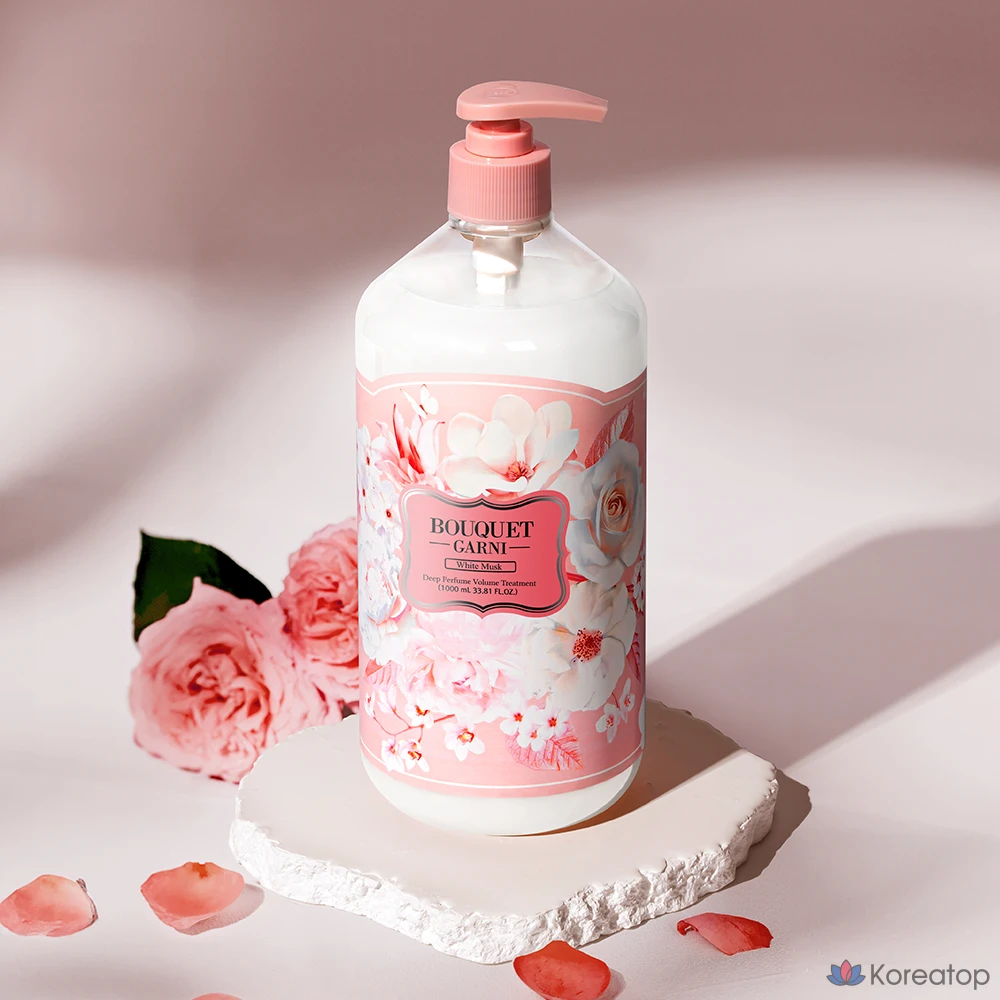 Кондиционер для волос Bouquet Garni Deep Perfume Volume Treatment White Musk, 1 л, 1 шт.